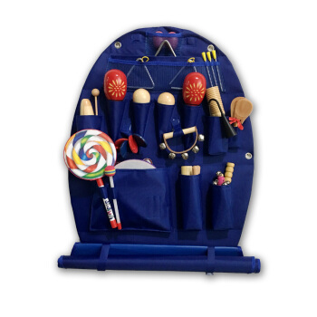 奥尔夫儿童打击乐器18件组合套件 让音乐启蒙在蓝色世界中绽放